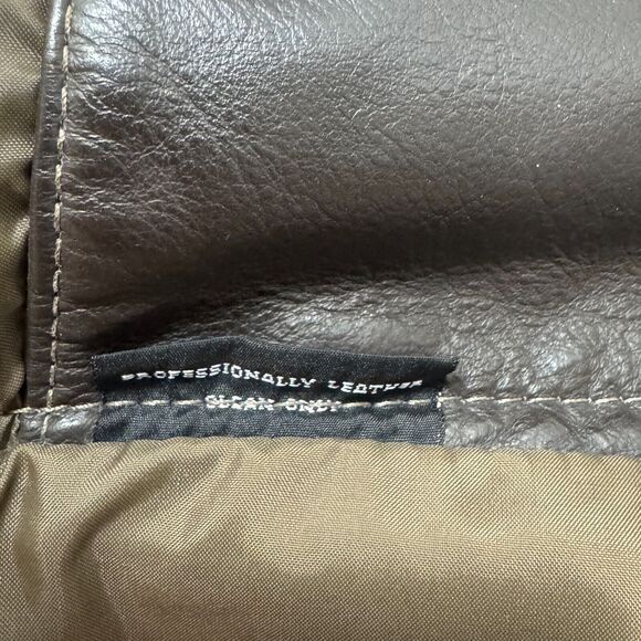 48 Coronado Concealed Carry Snap BROWN Leather Vest Motorcycle Biker Conceal - Picture 10 of 11